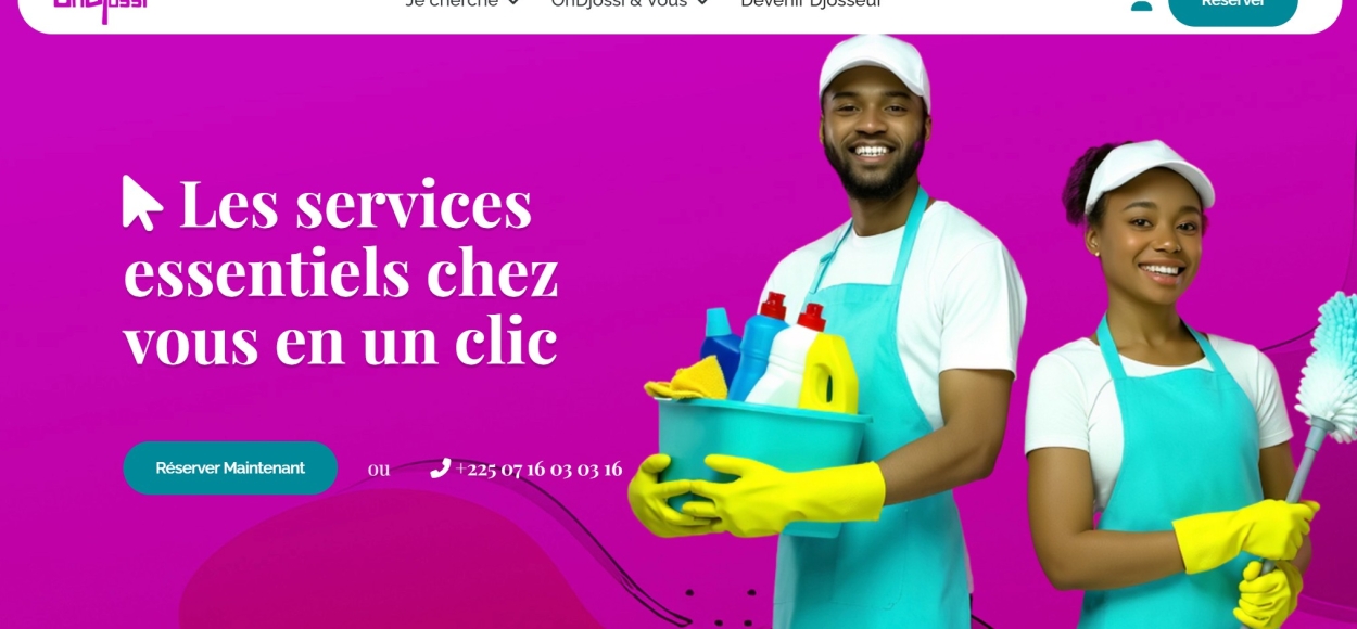 OnDjossi, la première plateforme de réservation de services à domicile en Côte d’Ivoire est là – signée Lya &amp; Co !